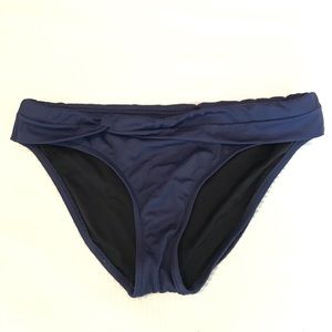 J.Crew Navy Hipster Bikini Bottom